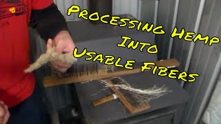 Processing Hemp on a Small Scale at Home Part 2 [upl. by Rice]