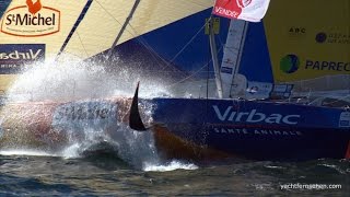 IMOCA 60 with foils  Vendée Globe 1617 [upl. by Grewitz331]