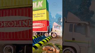 Truck Tow Trucks vs Upside Down Speed Bumps beamngdrive beamng shorts beamngcrashes trucksvs [upl. by Enobe952]