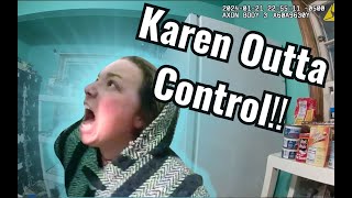 Entitled Kicking Karen Refuses to Leave House [upl. by Eittod]