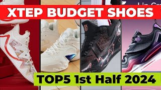 TOP 5 XTEP BUDGET SHOES 2024 1st Half [upl. by Ttenyl]