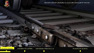 Milano la ricostruzione animata in 3D del disastro ferroviario di Pioltello [upl. by Sondra392]