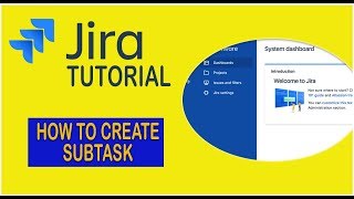 How to create a subtask in Jira  Jira Basics Tutorial 2020 [upl. by Columbyne409]