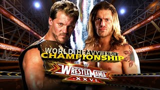 Story of Chris Jericho vs Edge  WrestleMania 26 [upl. by Llewxam]