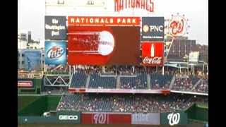 Nats Starting Lineup Feat Gio Gonzalez vs Cardinals 8312012 [upl. by Publea]