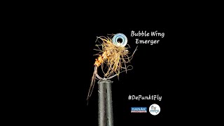 Tying a Bubble Wing Emerger  Tied by Matthias Dibiasi  DePunkt Fly [upl. by Ihpen]