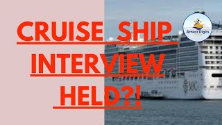 INTERVIEWS CRUISE SHIP JOBS HIRING AGENCY IN 2024 UPDATES BY ARNEST DIGITS [upl. by Younglove]