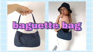 DIY BAGUETTE BAG  cómo hacer una mini cartera PASO A PASO [upl. by Ferde]