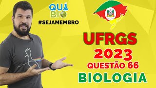 UFRGS 2023  Questão 66  A continuidade da vida se baseia na reprodução das células ou divisão celu [upl. by Notyarb]