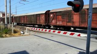 TRENI Il passaggio a livello  Silvi Marina HD [upl. by Theta]