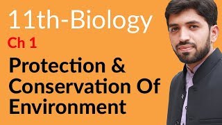 FSc Pre Medical Book 1 Biology Ch 1 Protection amp Conservation of Environment [upl. by Jemima]