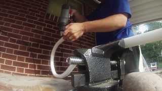 Bending PVC Pipe with a Heat Gun [upl. by Petie]