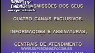 Globosat 1991 Codifica o Sinal  Super Canal TV [upl. by Brunn]