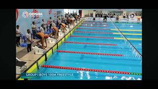 100M Freestyle under 17 age group Nationals swimming federation of India 2024 [upl. by Plumbo506]