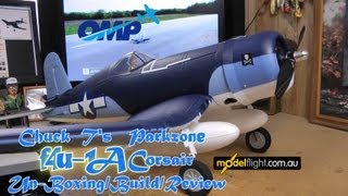 Parkzone F4U 1A Corsair UnboxingBuildReview [upl. by Janean]