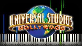 Universal Studios  Intro Piano Tutorial Sheet Music  midi [upl. by Eiblehs]