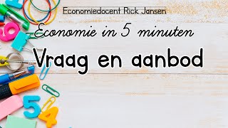 Economie in 5 minuten Vraag en aanbod uitleg EXAMENTRAINING [upl. by Waldo230]