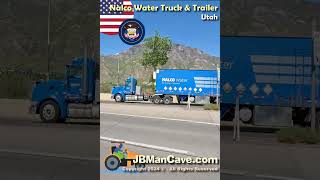 NALCO WATER TRUCK and TRAILER RIG on UTAH Highway USA JBManCavecom Shorts [upl. by Nwahsad]