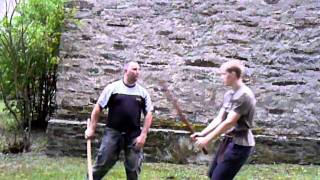 Bokken Jutsu Kumidachi Outdoor Training [upl. by Carline]