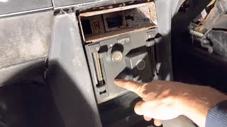 Mercedes R107 SL  how to remove and refurb central console [upl. by Land836]