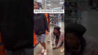 Back To School Shopping Be Like 😅 via princessandshayTT shorts [upl. by Zebulen507]