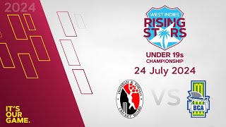 🔴 LIVE Trinidad amp Tobago v Barbados  CWI Men’s Under 19  50 Over Championships 2024 [upl. by Eiroc]