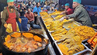 Karachi Fried Fish amp Grilled Fish at Biggest Seafood Street LAHORI Spicy Masala FISH FRY Street Food [upl. by Pilloff522]