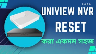 Uniview NVR factory default or reset on Monitor from NVR [upl. by Harp]