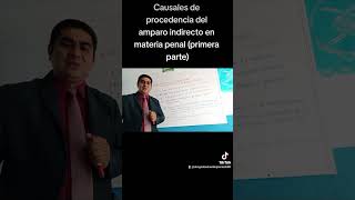 Causales de procedencia del amparo indirecto en materia penal primera parte [upl. by Aneeuqal]