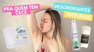 DESODORANTES NATURAIS QUE FUNCIONAM OU NÃO  SEM ALUMÍNIO [upl. by Queridas190]