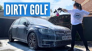 Dirty Volkswagen Golf Deep Clean  Exterior Car Detailing [upl. by Meekyh523]