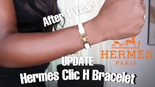 MY FIRST HERMES CLIC H BRACELET UPDATE  ALEXIS ASHLEY [upl. by Frantz]