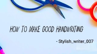 How to write in good handwriting explore writing points [upl. by Yentyrb753]