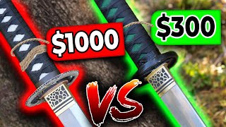 CHEAP vs EXPENSIVE katana Which one is better [upl. by Ahsiugal]