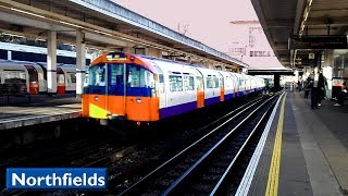 Northfields  Piccadilly line  London Underground  1973 Tube Stock [upl. by Anib]