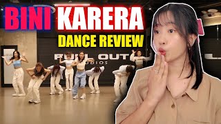 Kpop Fan reacts to bini Karera Dance Practice New Synchronizations Master [upl. by Elokin]