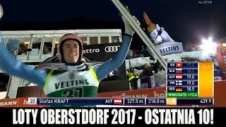 Loty Oberstdorf 2017  ostatnia 10 [upl. by Noled26]