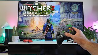 Testing The Witcher 2 On The XBOX 360 POV Gameplay Test Graphics Impression [upl. by Pail179]