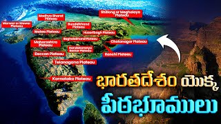 భారతదేశ పీఠభూముల వివరణ  Unveiling Indias Plateaus An Animated Exploration of Geographical Marvels [upl. by Ennasirk]