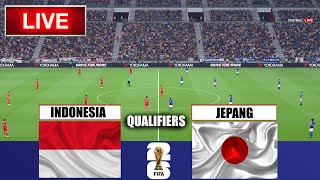 🔴Langsung Indonesia vs Jepang  Kualifikasi Piala Dunia AFC 202425  Siaran Pertandingan eFootball [upl. by Siubhan]