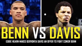 CONOR BENN MAKES OFFER TO GERVONTA DAVIS [upl. by Verlie]