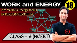 Work and Energy  18  ARE VARIOUS ENERGY FORMS INTERCONVERTIBLE  Class 9 Physics Chapter 11 [upl. by Oj]