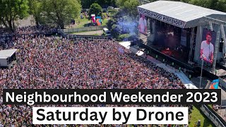 Warrington Neighbourhood Weekender 2023 drone Saturday NBHDWKND23 NBHDWEEKENDER [upl. by Asseral]