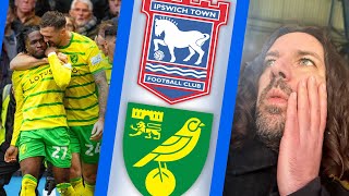 Honours even in THRILLING East Anglian derby VLOG  Ipswich Town 22 Norwich City [upl. by Fiore]