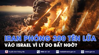 Xung đột Trung Đông Lộ lý do thôi thúc Iran phóng gần 200 tên lửa vào Israel  VNews [upl. by Akimas582]