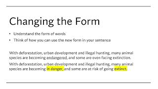 How to Paraphrase in IELTS Writing Tasks 1amp2 [upl. by Ellebana]