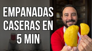 ¡Cómo hacer Empanadas Caseras en 5 minutos  Receta Fácil  Tulio Recomienda [upl. by Yrmac480]