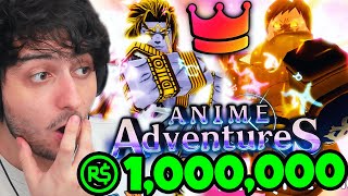 I Spent UNLIMITED Robux Getting 01 Uniques in Anime Adventures FULL MOVIE [upl. by Pradeep]