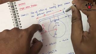 Design of Singleblock shoe brake  Design of transmission systems  DTS  KOM  Tamil [upl. by Hoagland]