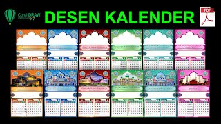 Design Kalender Dinding islami lengkap [upl. by Per69]